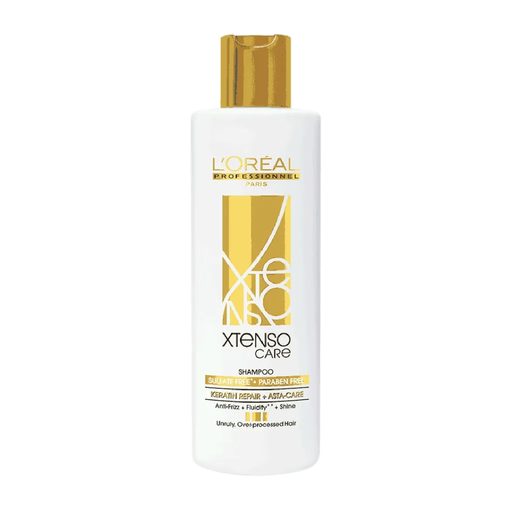 L'Oréal Xtenso Care Sulfate-Free Shampoo (Golden) 250ml for Smooth, Shiny & Frizz-Free Hair