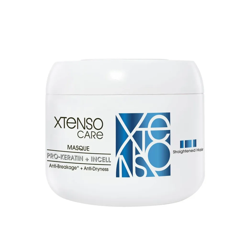 L'Oréal Xtenso Care Hair Mask Blue 196g | 490g for Smooth & Frizz-Free Hair (196 gm)