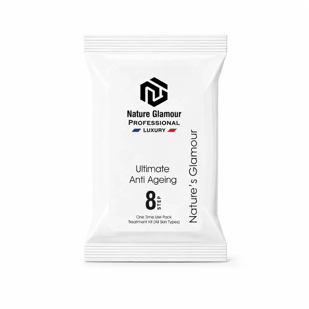 Nature Glamour Professional Luxury Ultimate Anti Ageing Treatment Kit | 8 Step Anti-Ageing Facial Kit for Firm, Youthful & Radiant Skin